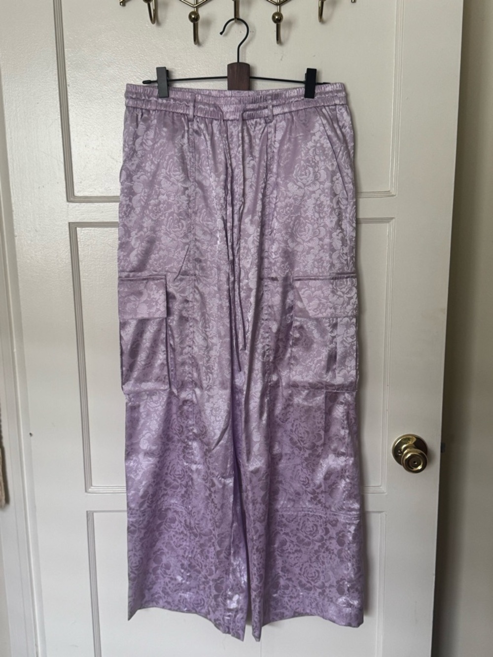 Dressed in LALA Lavender Satin Suit - Picture 4 of 6